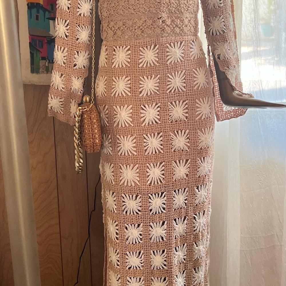 Unique, handmade lace dress